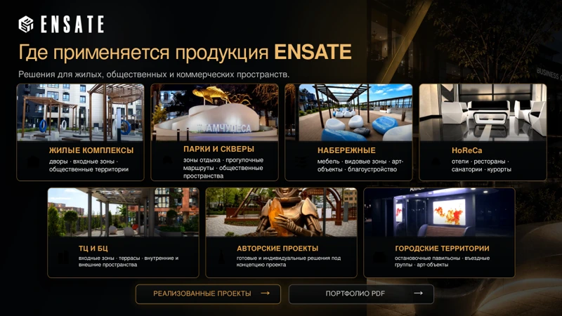 06. Где применять ENSATE